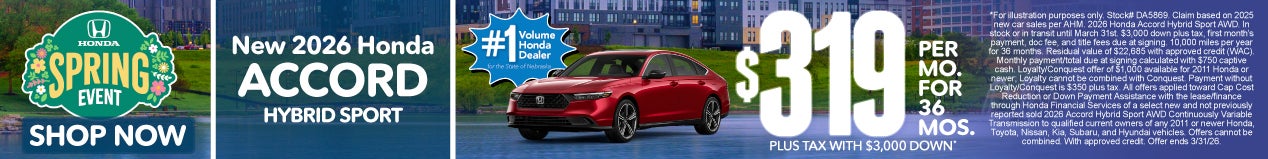 2026 HONDA ACCORD HYBRID Sport