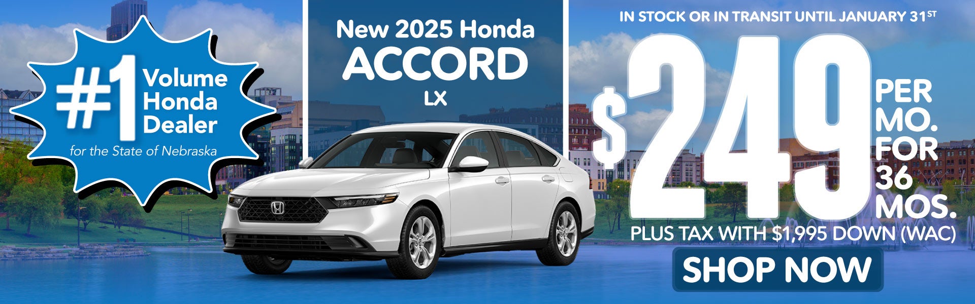 New 2025 Honda Accord LX 