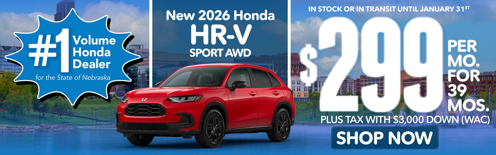 New 2026 Honda HR-V Sport AWD