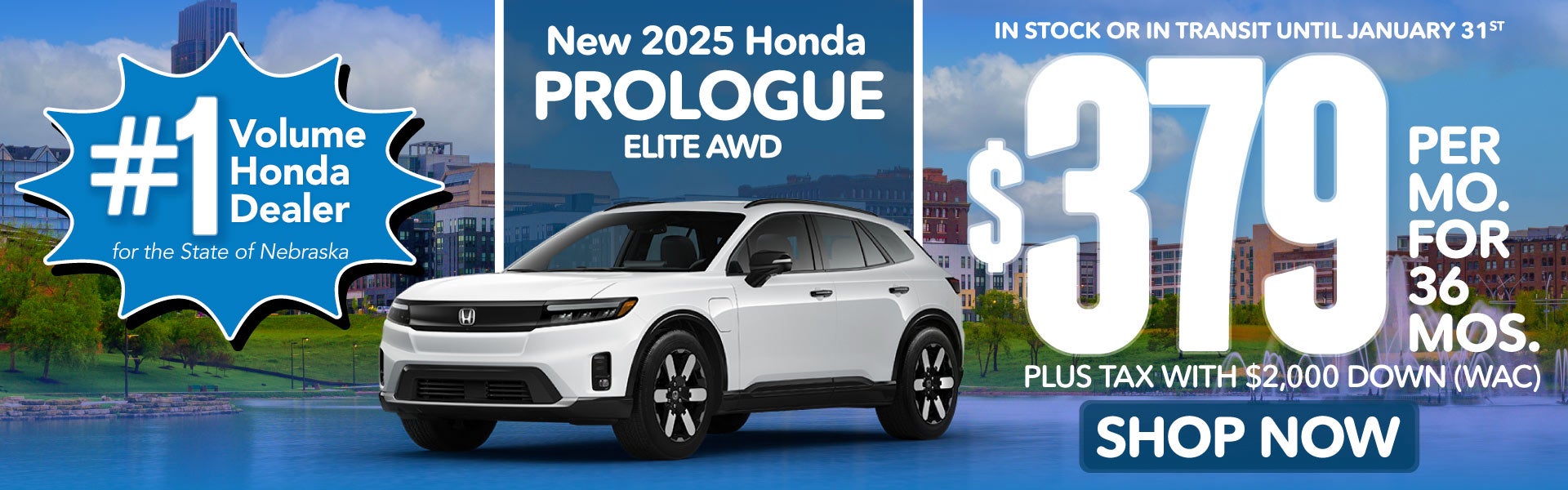 New 2025 Honda Prologue Elite AWD